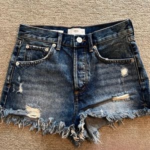 Mango denim shorts